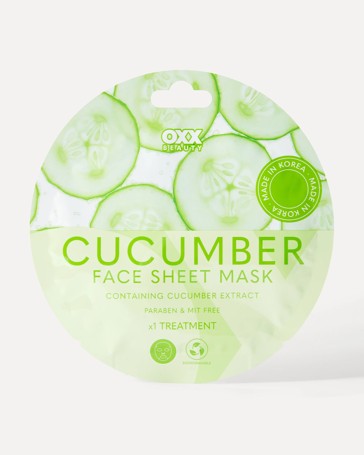 OXX Beauty Face Sheet Mask - Cucumber Extract