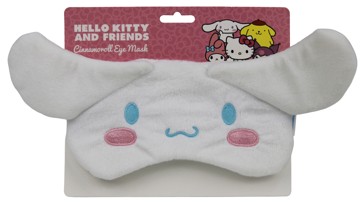 Sanrio Hello Kitty and Friends Cinnamoroll Fluffy Eye Mask - White and Blue