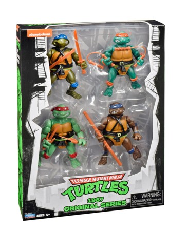 Teenage Mutant Ninja Turtle 1987 Classic Figure 4 Pack