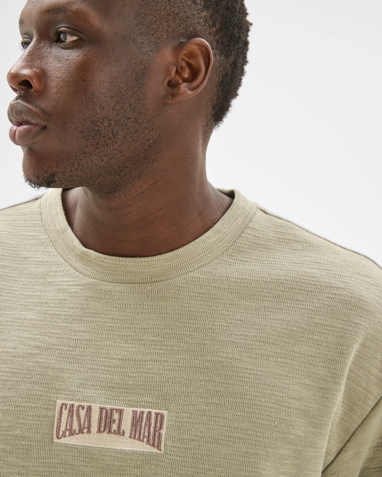 Commons Textured Graphic T-Shirt - Green Casa Del Mar 5 of 6