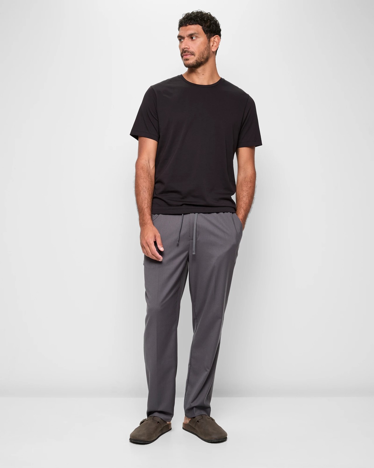 Relaxed Elastic Waist Pants - Preview 2 of 5