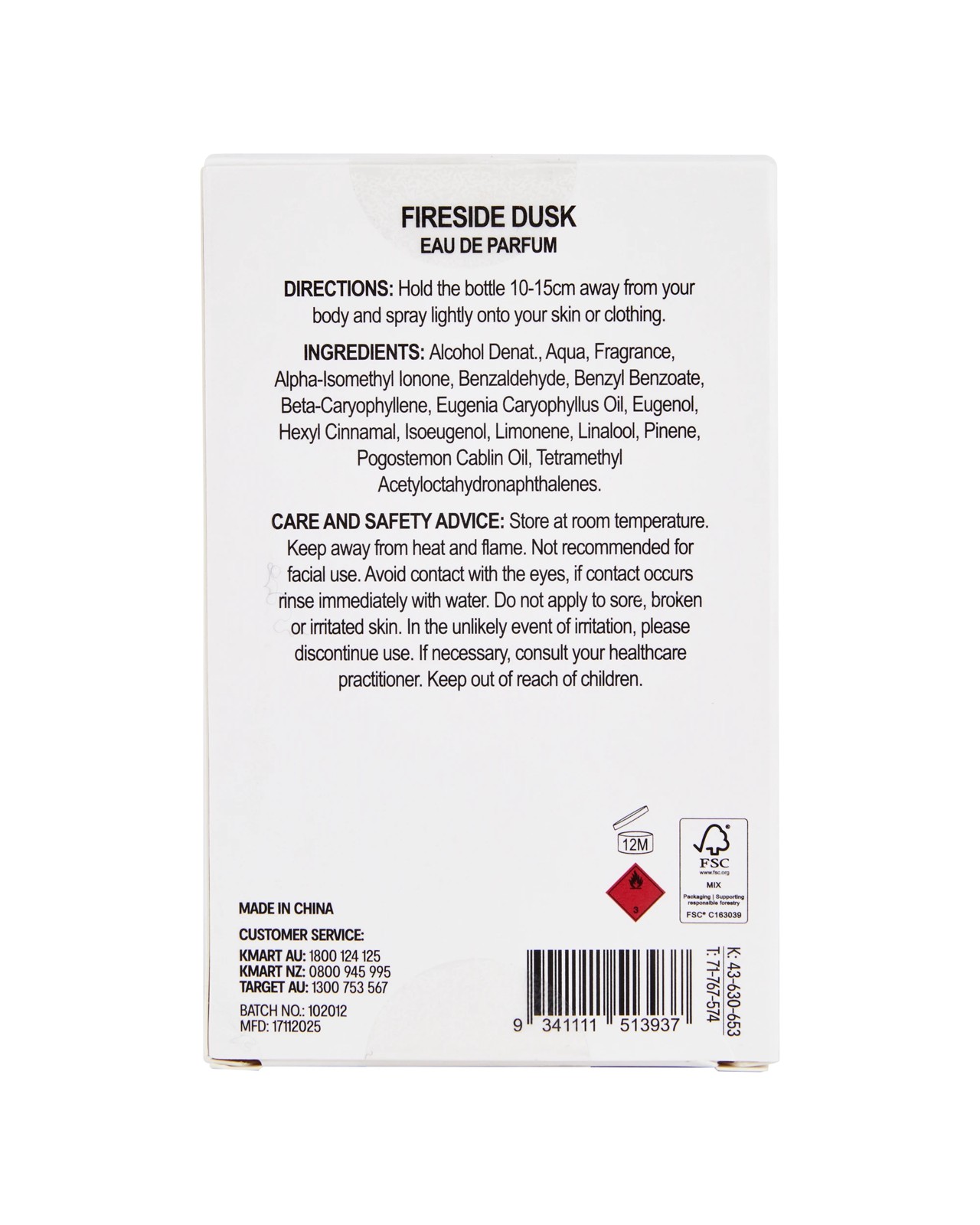 OXX Fragrance Fireside Dusk Eau De Parfum - 50ml 6 of 6