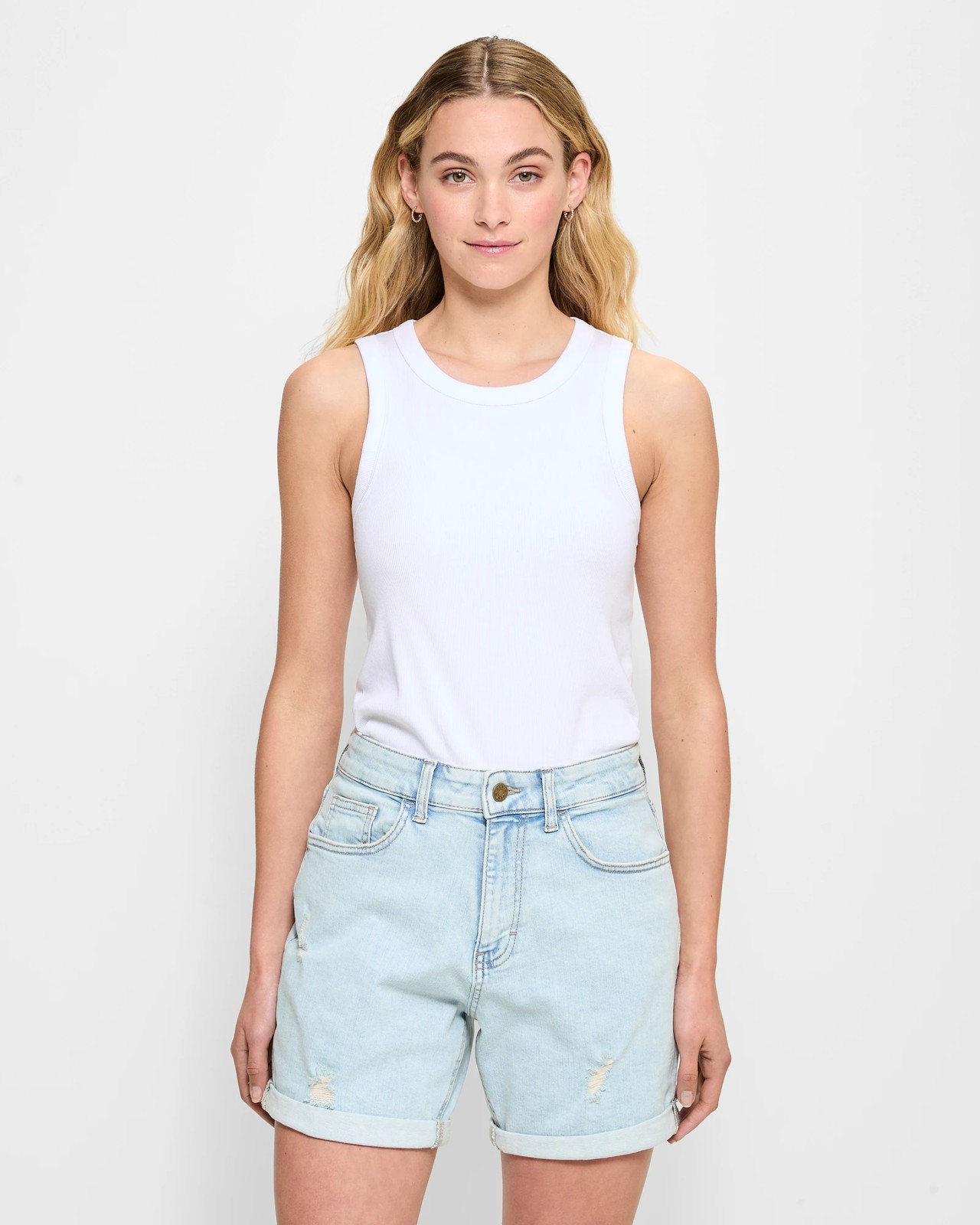 Relaxed Boyfriend Denim Shorts Target Australia