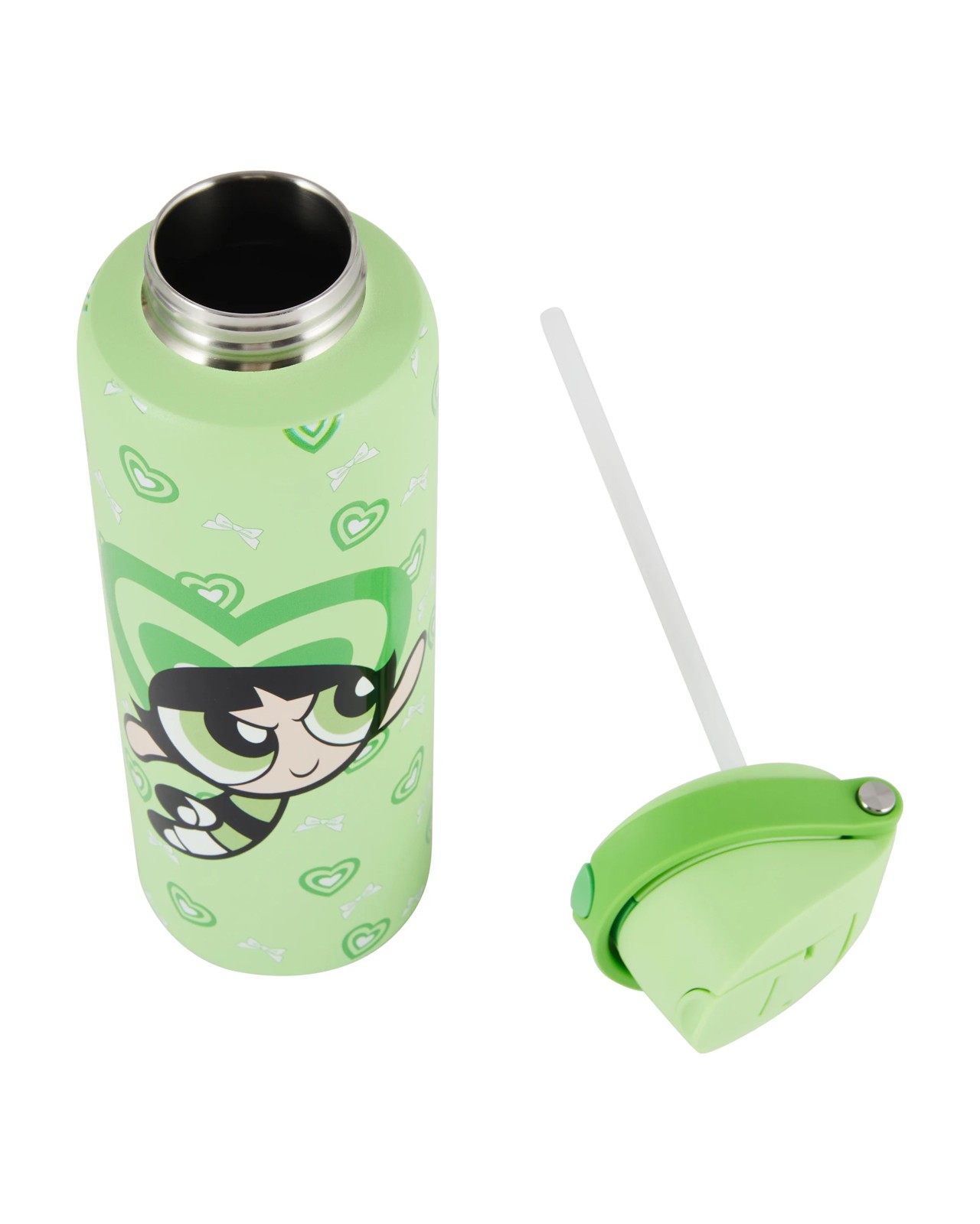 The Powerpuff Girls 940ml Dual Lid Bottle - Buttercup 5 of 5