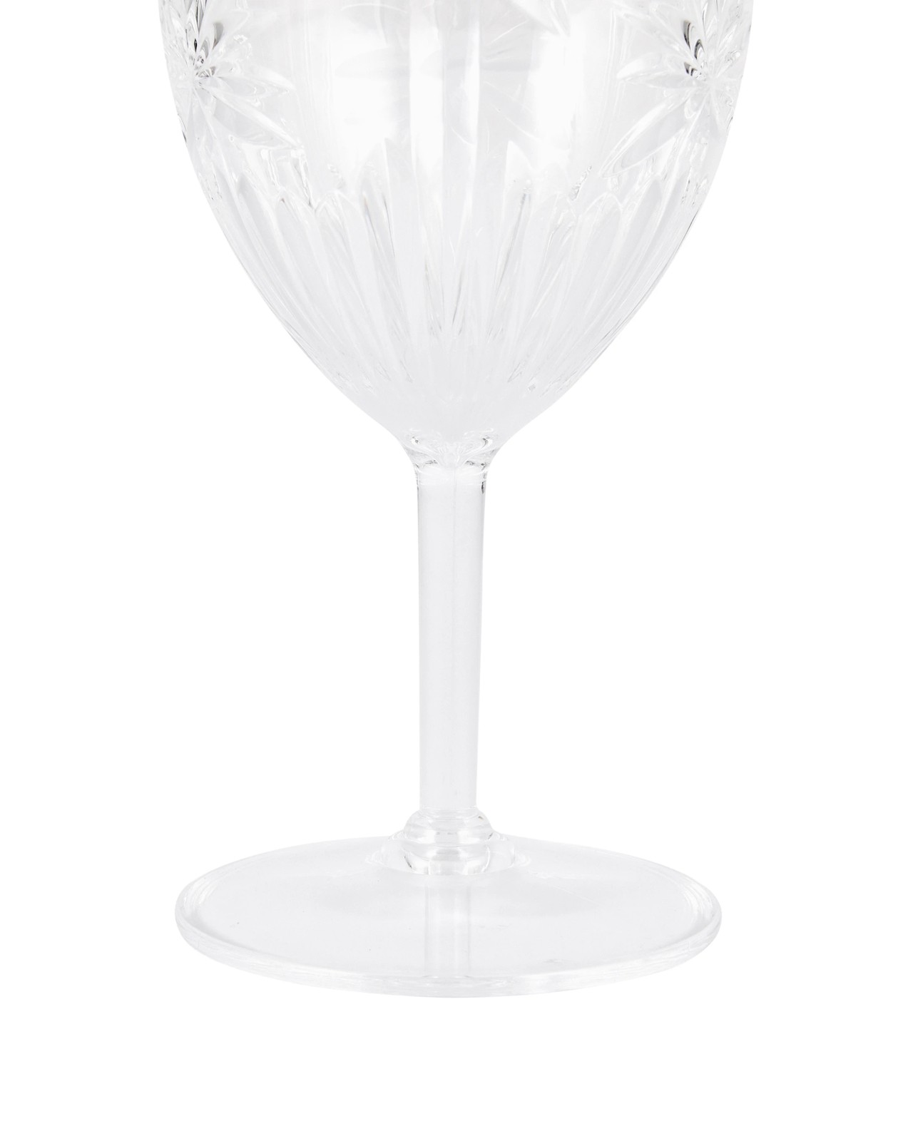Anko 4 Clear Palm Acrylic Wine Glasses 4 of 5