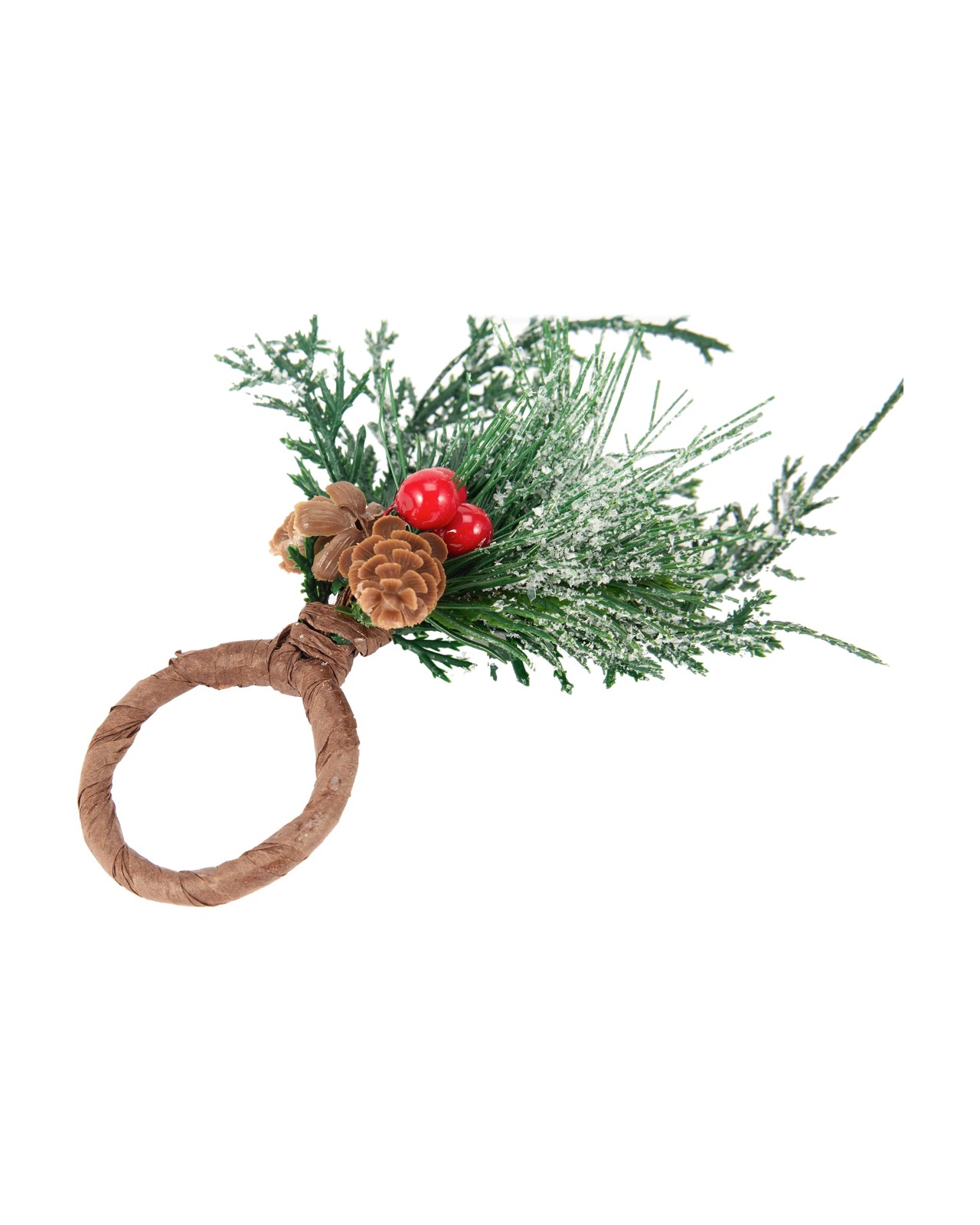 Anko 4 Pack Holly Napkin Rings 3 of 4