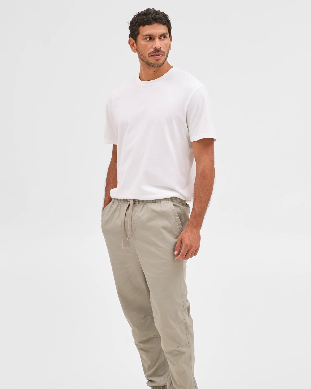 Australian Cotton Woven Jogger Pants - Elephant 5 of 5