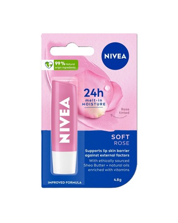 Nivea Soft Rose 4.8g Lip Balm