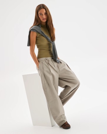 Lily Loves Australian Cotton Contrast Pocket Cargo Pants