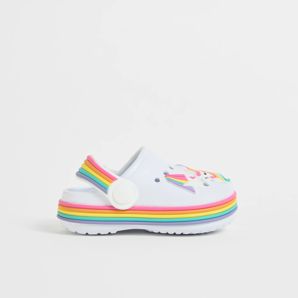 First Walker/Junior Icon Rainbow Bright Clogs