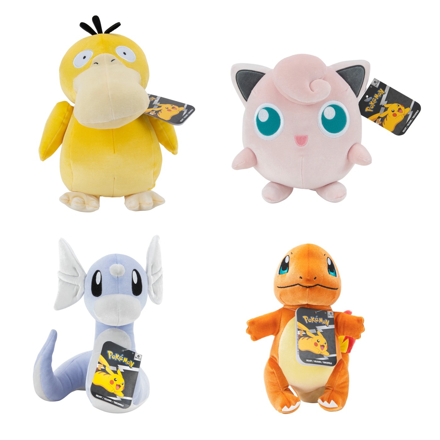 Jazwares Pokemon Select 8 Velvet Plush Styles May Vary PKW3176 - Best Buy