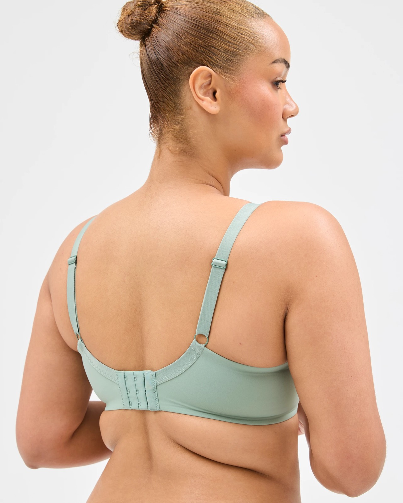 Fuller Figure Minimiser Bra - Green Milieu 3 of 3