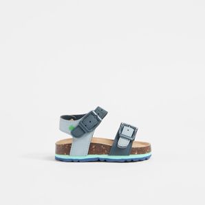 Boys First Walker/Junior Colourblock Moulded Cork Slingback Sandal product image