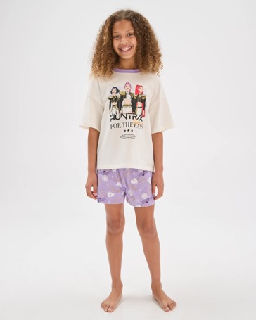 Licensed KPop Demon Hunters Australian Cotton Older Girls Jersey Pyjama Set