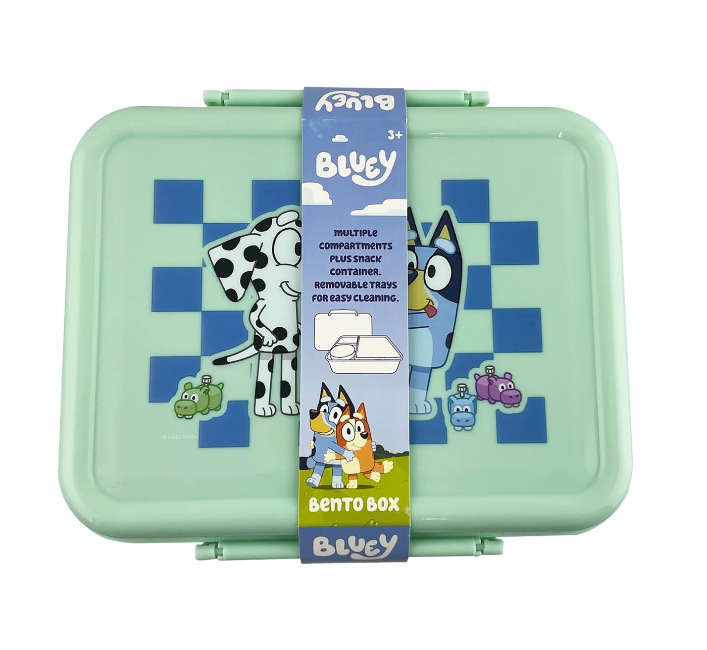 Smiggle - Spend lunchtime with your favourite siblings Bluey & Bingo! Our  Bluey bento box & double deck lunchbox are the ideal size for your  lunchtime snacks. There's even room for cheese