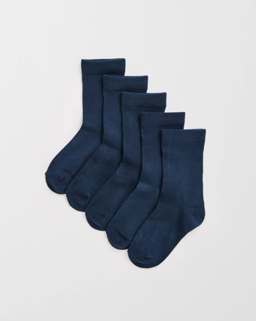 Maxx Bamboo 5 Pack Crew School Socks