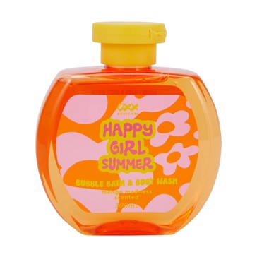 Happy Girl Summer Bubble Bath & Body Wash 300ml, Mango Madness Scented - OXX Bodycare