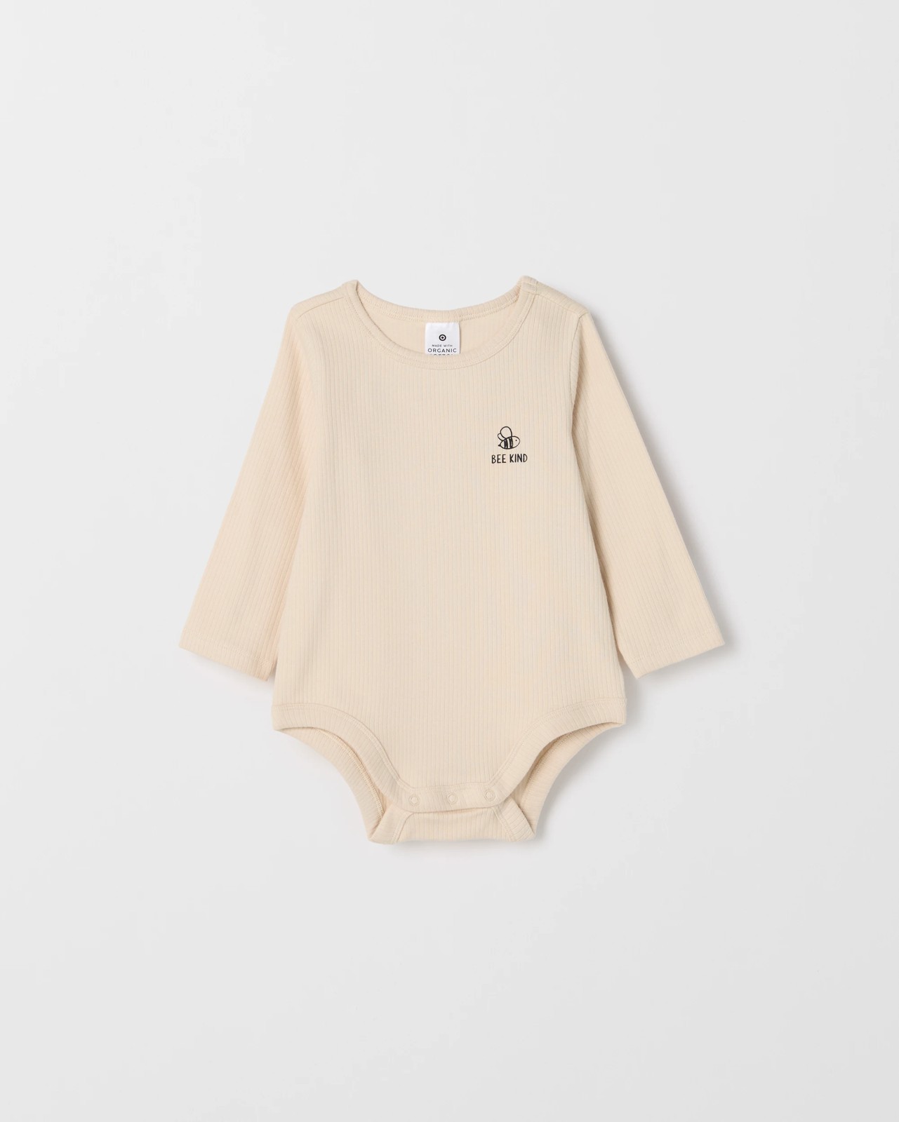 Baby Organic Cotton 3 Pack Ribbed Printed Bodysuits 4 of 5