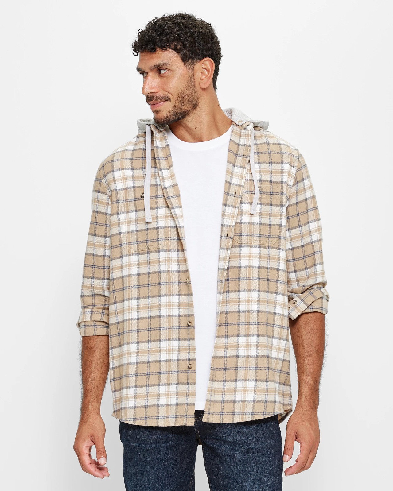 Target hooded flannel sale