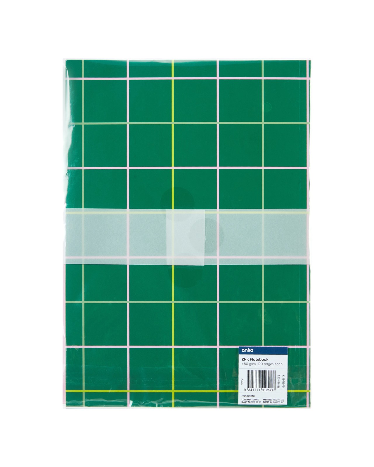 Anko 2 Pack B5 Notebook 120 Pages Each 5 of 5