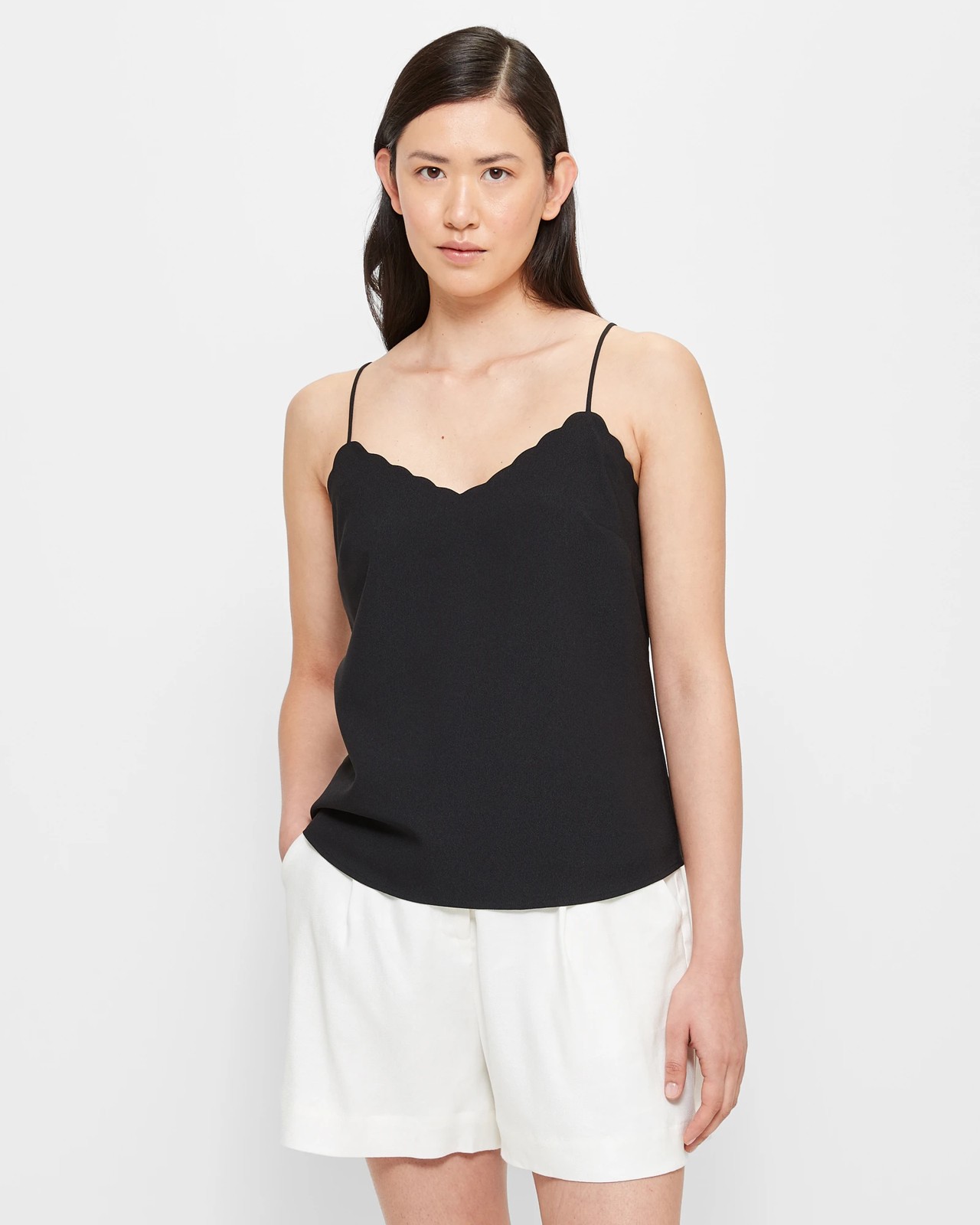 Scallopped V-Neck Cami - Preview