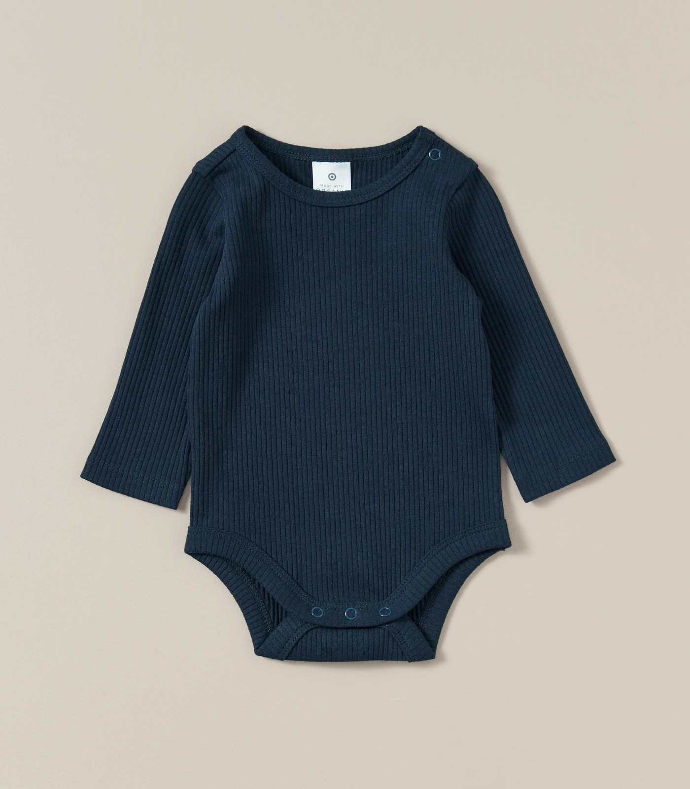 Baby Organic Cotton Rib Bodysuit