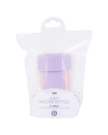 OXX Travel 4-in-1 Silicone Bottles