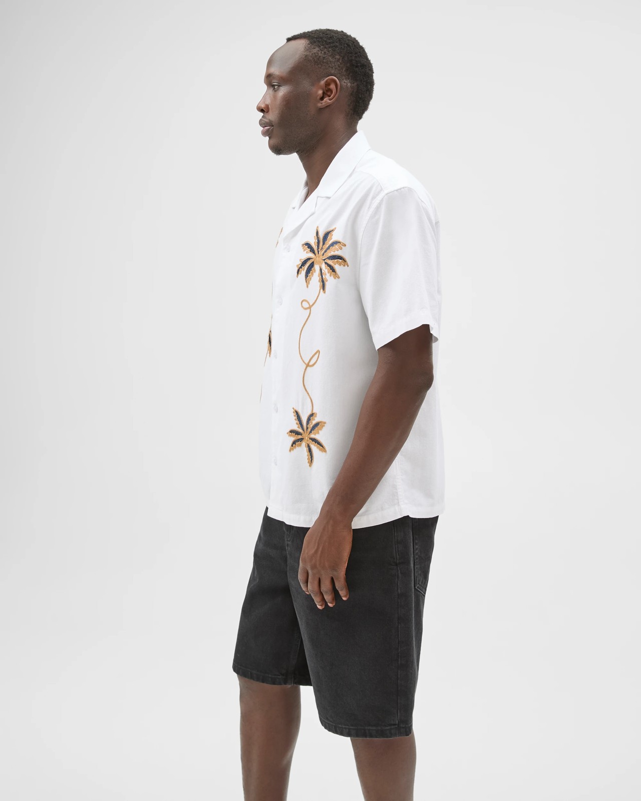 Commons Australian Cotton Short Sleeve Embroidered Boxy Fit Shirt 4 of 6