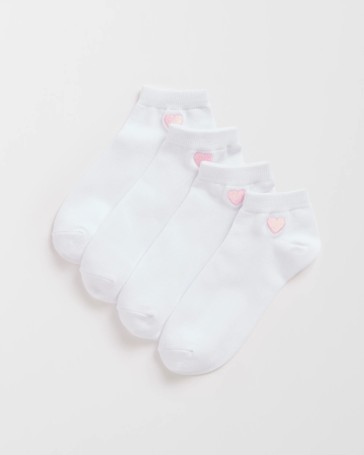 Australian Cotton Blend 4 Pack Low Cut Casual Socks