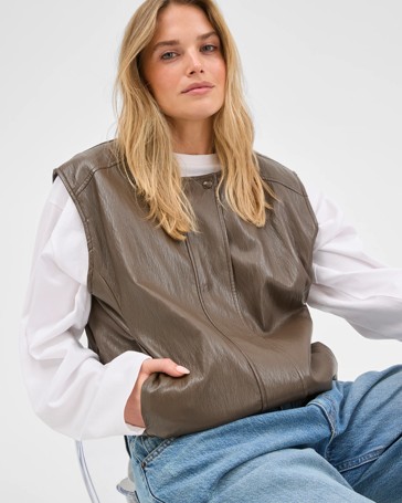 Lily Loves PU Vest