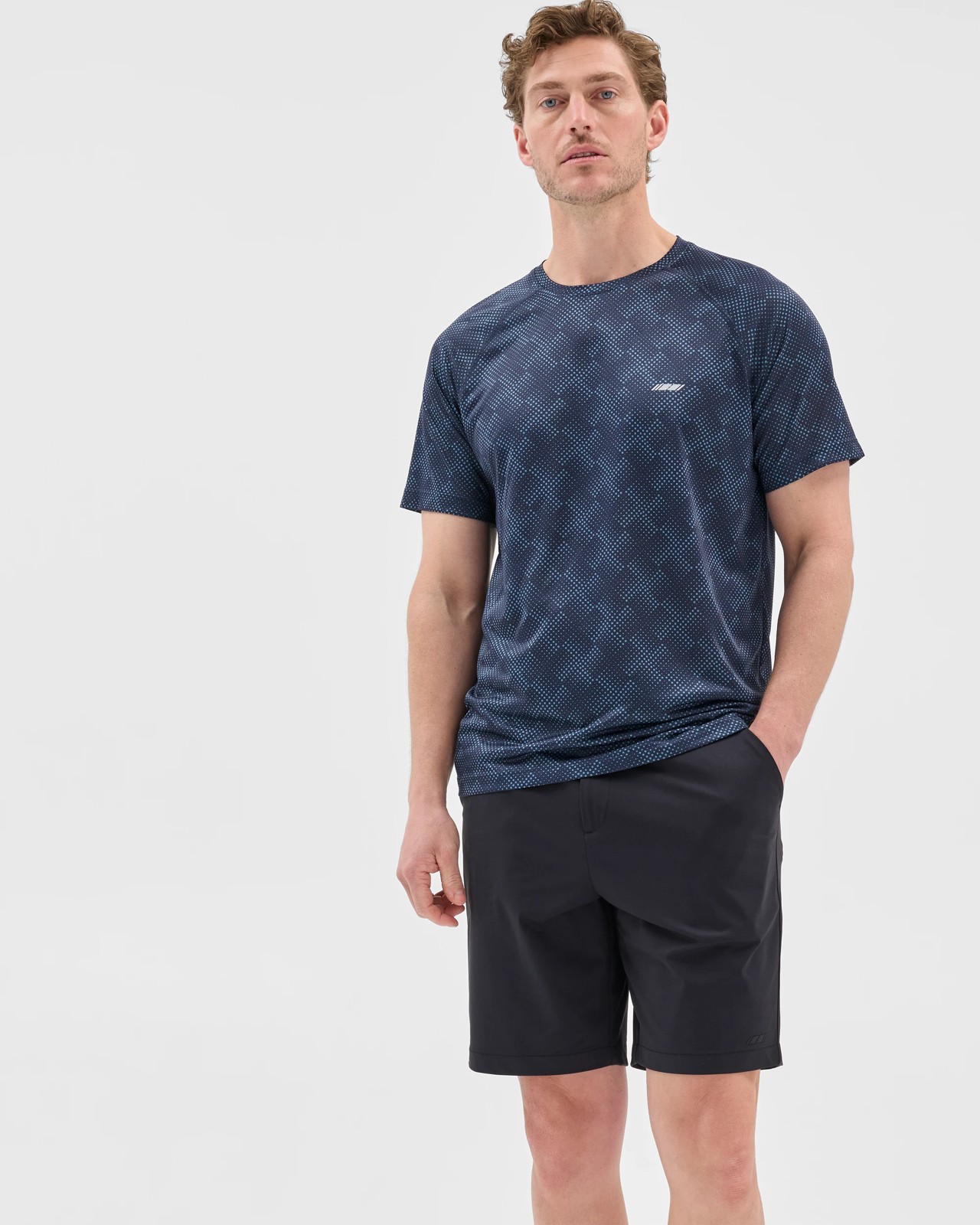 Active Hybrid Stretch Chino Shorts - Black 2 of 5