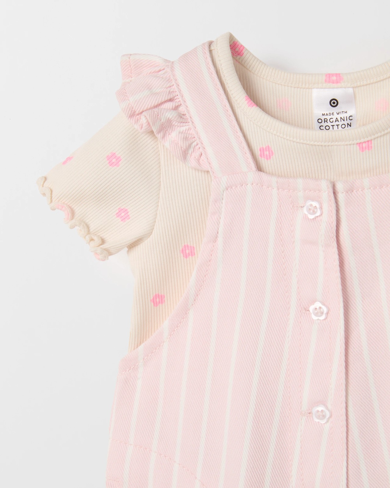 Baby T-Shirt and Dungaree 2 Piece Set 2 of 2