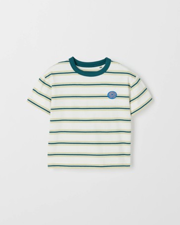 Australian Cotton Oversized Stripe T-Shirt