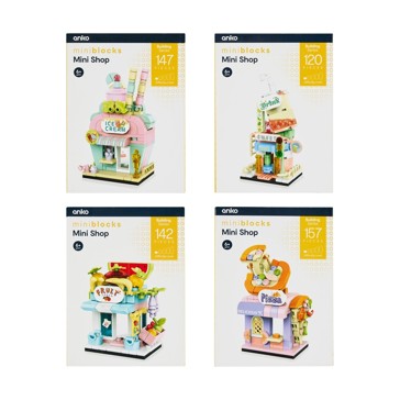 Mini Blocks Building Series: Mini Shop Playset, Assorted - Anko