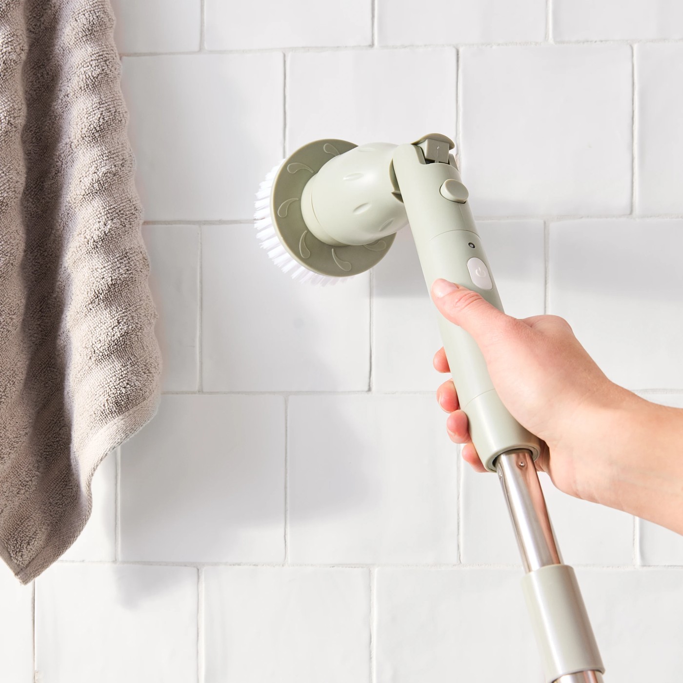 Anko Long Handled Cleaning Brush - Green 2 of 5