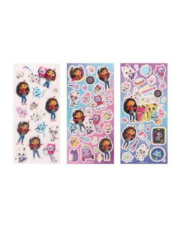 Gabby's Dollhouse Bubble Sticker 3 Pack