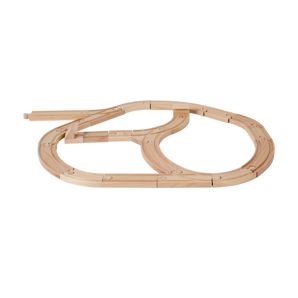 Anko 25 Piece Wooden Train Track Set