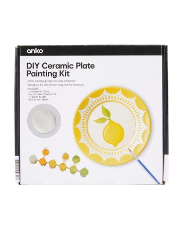 Anko DIY Ceramic Plate Painting Kit