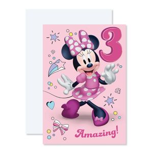 Connections from Hallmark 3rd Birthday Card - Minnie Mouse