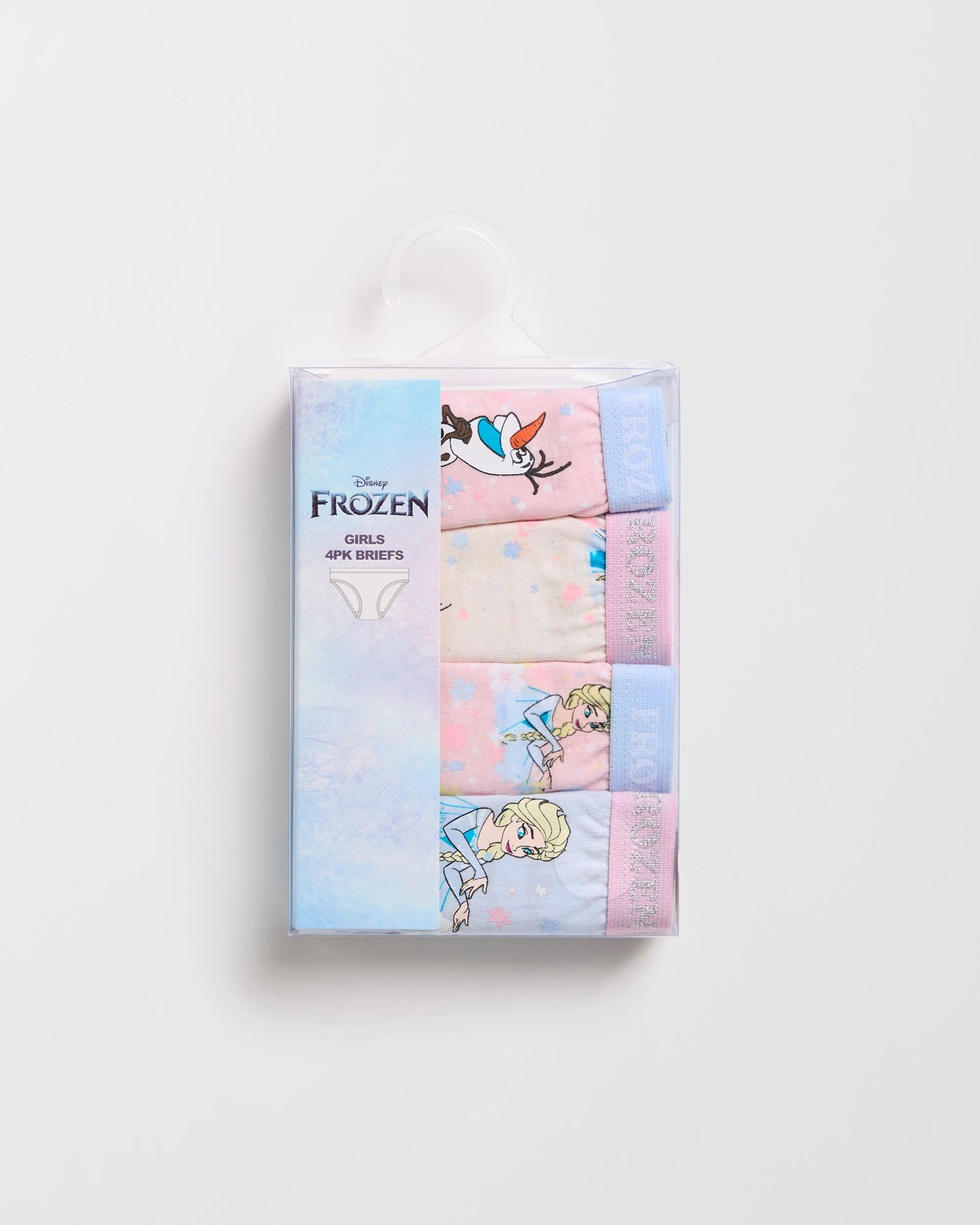 Disney Frozen Australian Cotton 4 Pack Younger Girls Briefs 2 of 2