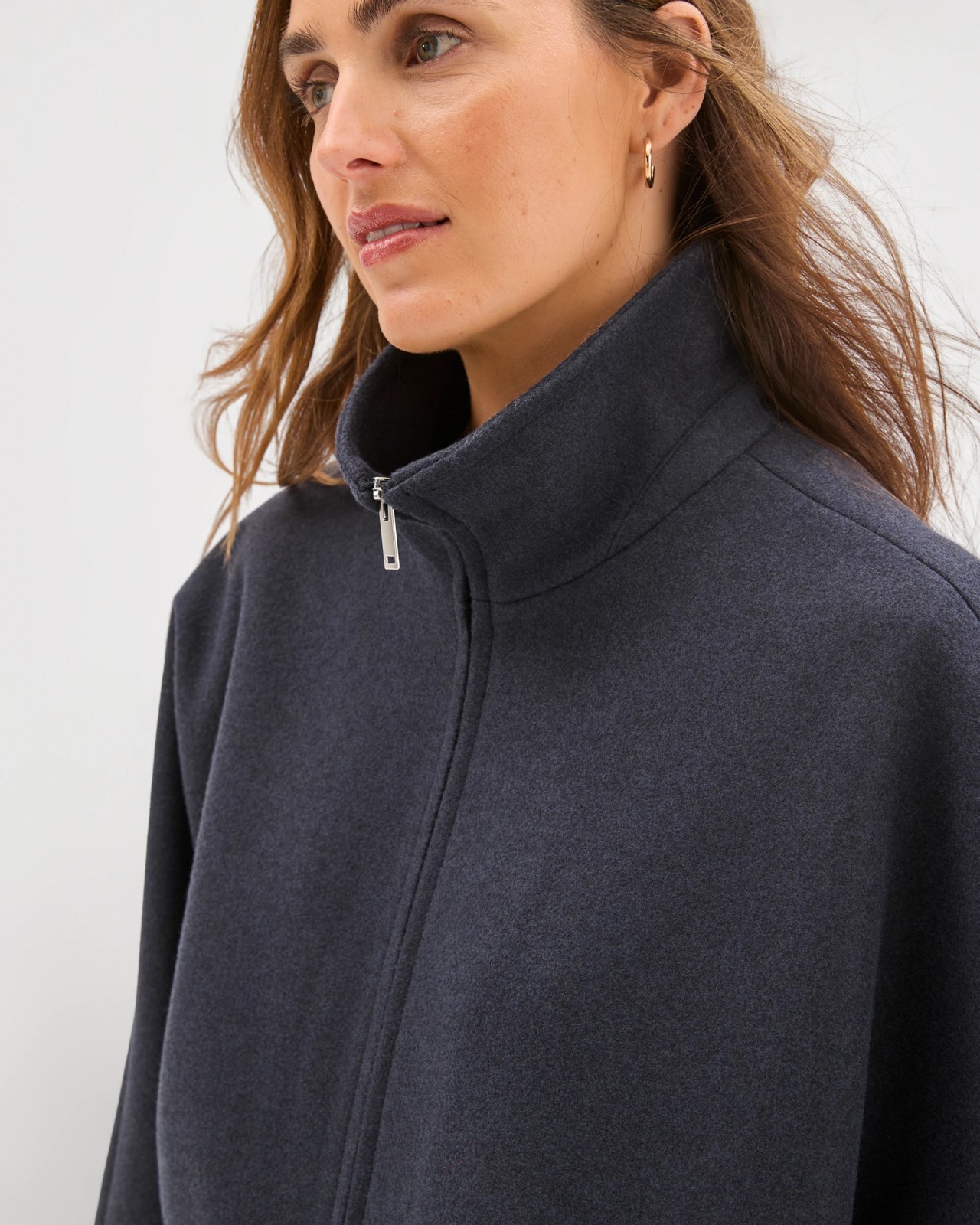 Brushed Collar Zip Through Jacket 5 of 5