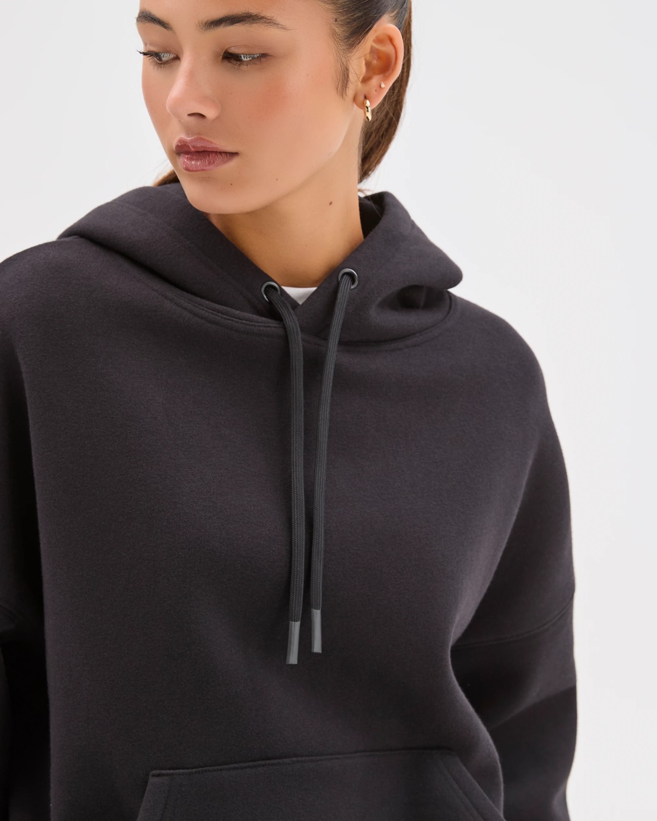 Lily Loves Australian Cotton Blend Hoodie - Black 5 of 5