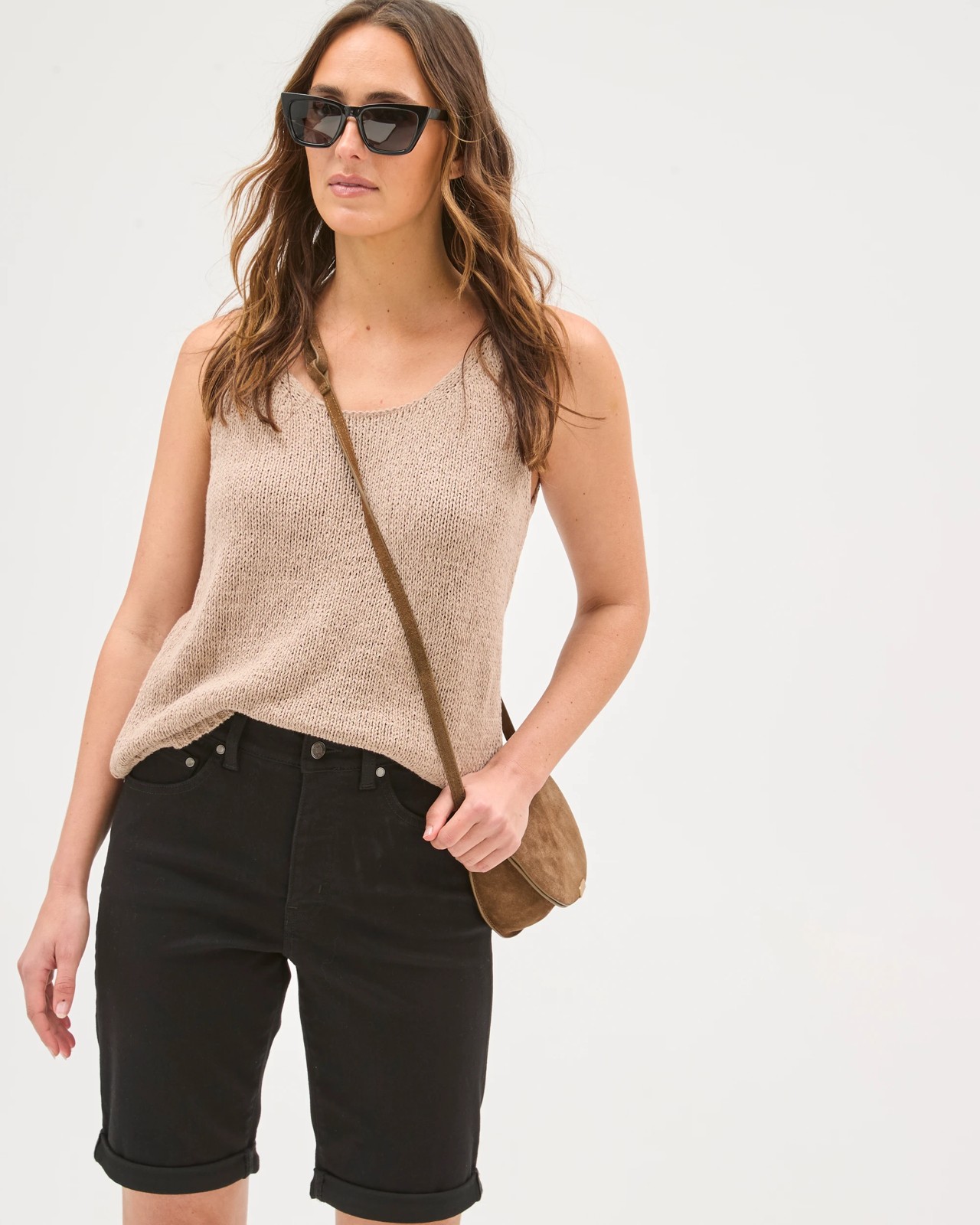 Shape Your Body Bermuda Denim Shorts 3 of 5