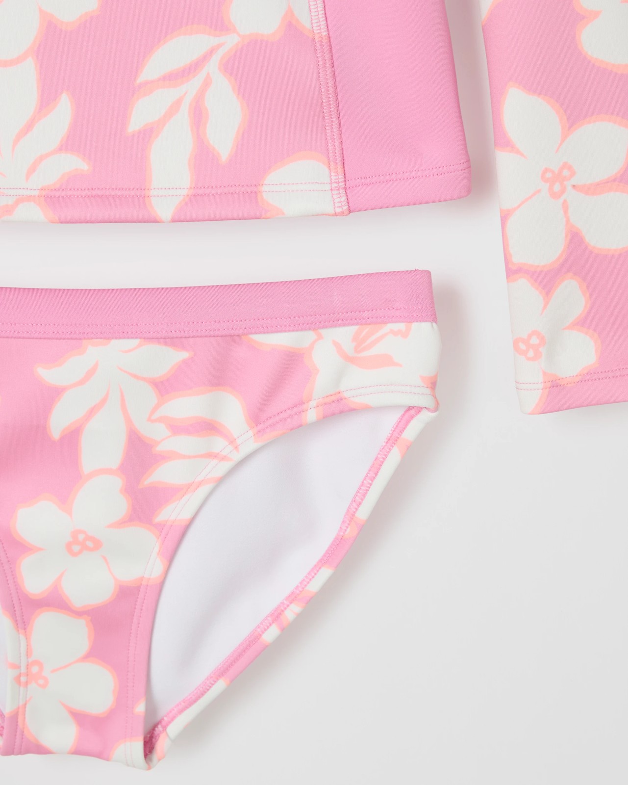 Long Sleeve Rash Vest and Briefs 2 Piece Swim Set 3 of 3