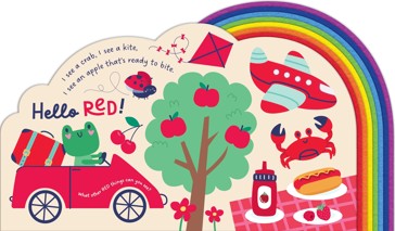 Hello Rainbow: My First Colours - Chunky Felt Board Book