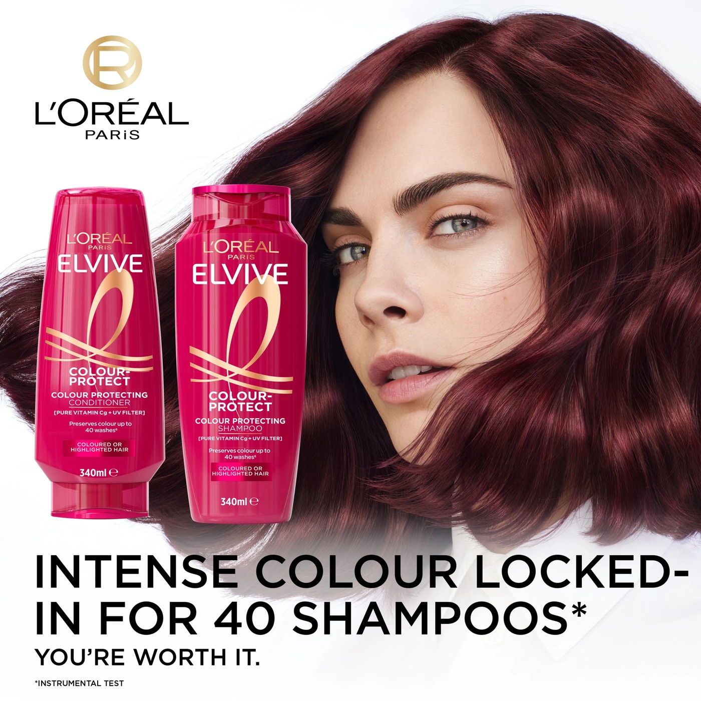 L'Oreal Paris Elvive Colour Protect Conditioner 340ml - Pure Vitamin Cg and UV Filter 3 of 5