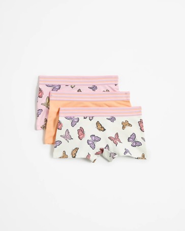 Girls 3 Pack Shortie - Maxx