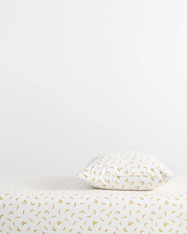 Banana Australian Cotton Fitted Sheet Set