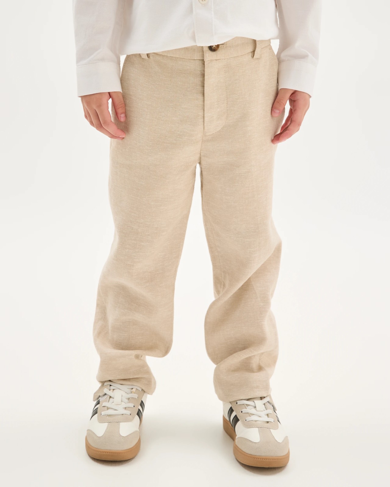 Linen Blend Tailored Suiting Pants 5 of 6