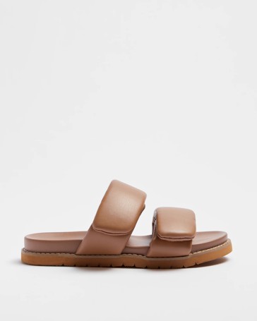 Womens Tab Strap Flat Sandals - Madrid